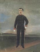 Henri Rousseau Sergeant Frumence Biche oil